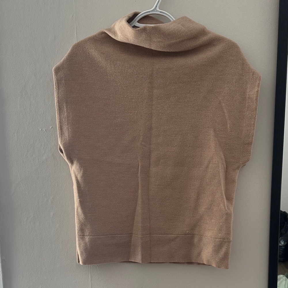 Club Monaco Camel Turtleneck Sweater Top